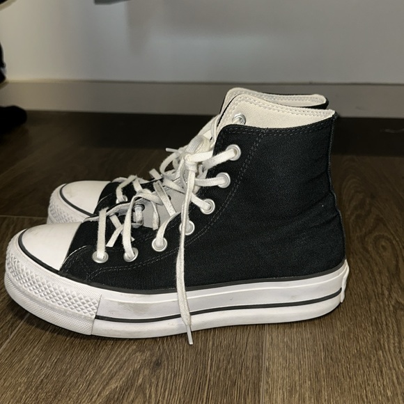 Chuck Taylor All Star Platform Canvas Black - Picture 3 of 11
